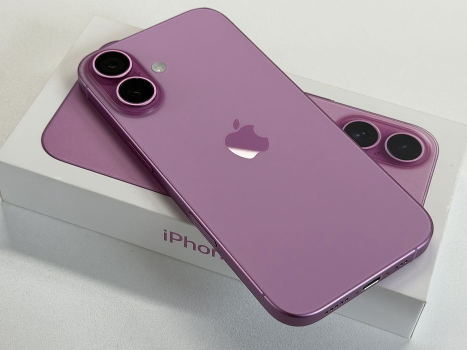 Apple iPhone 16 256 GB Różowy Rose | Stan BDB | Bateria 90% | 100% Sprawny | Komplet | Bez Blokad | Oryginał