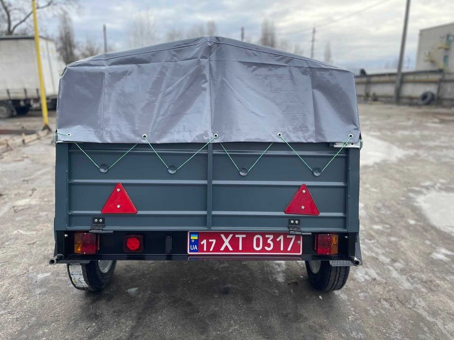 Новий причіп від заводу Дніпро-1700х1300х400, тент в подарунок!