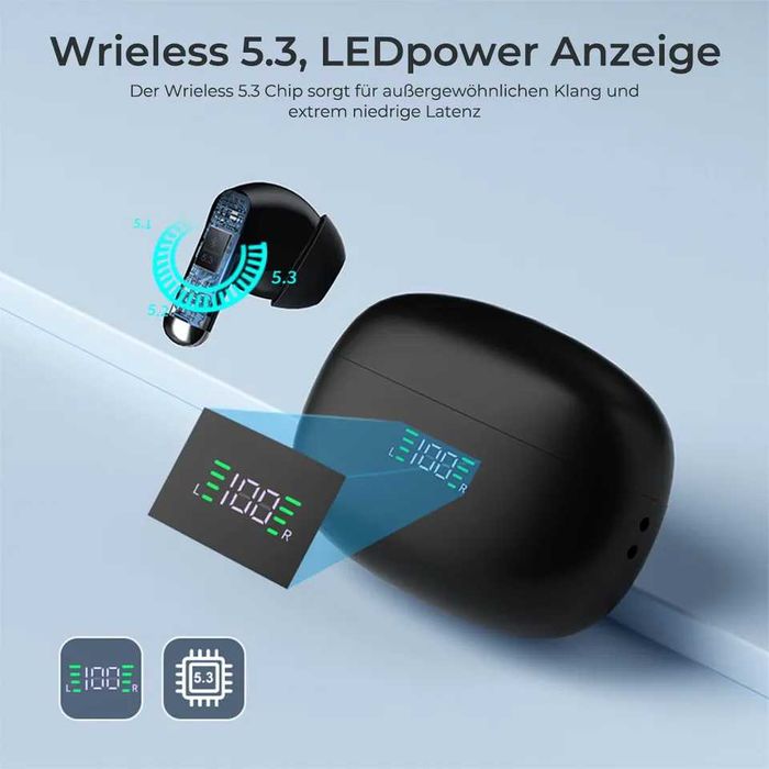 Słuchawki Bluetooth Bezprzewodowe  5.3 Douszne 4 jak  JBL