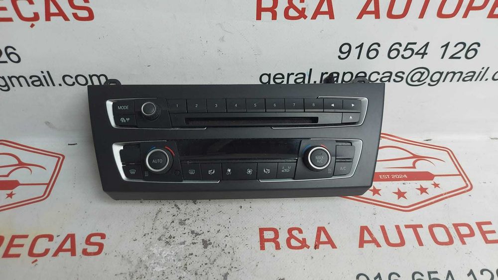Original BMW Series 1 F20/F21 and Series 3 F30/F31 Auto Radio with Climate Control