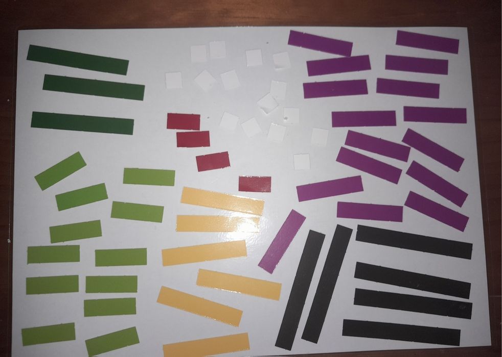 Conjunto de peças para construir e brincar