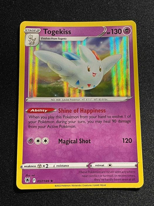 Carta Pokémon Togekiss 57/189 Astral Radiance