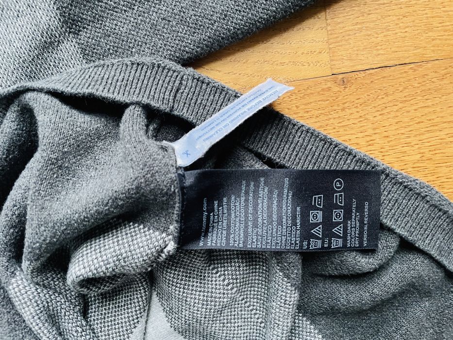 Tommy Hilfinger sweter damski szary xs s