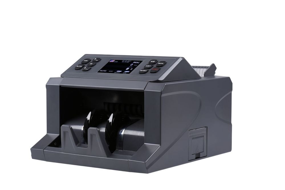 Nova! Máquina contar notas dinheiro valor total. Totalizadora