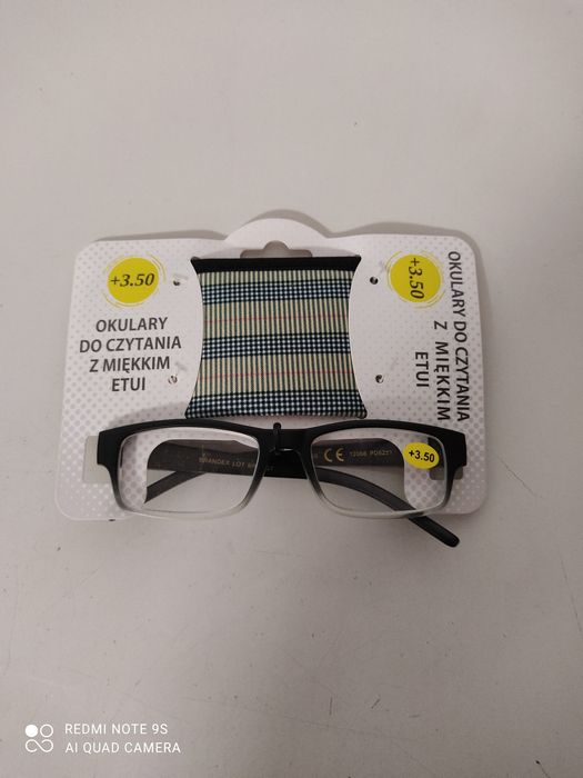 Okulary do czytania z miękkim etui