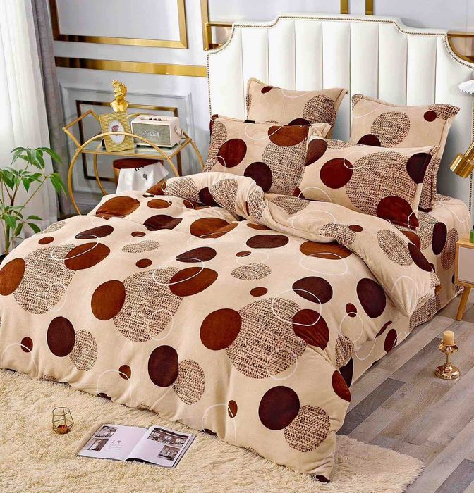 Постельное белье ВЕЛЮРОВОЕ Очень теплое 4 НАВОЛОЧКИ Код: В-Е-2