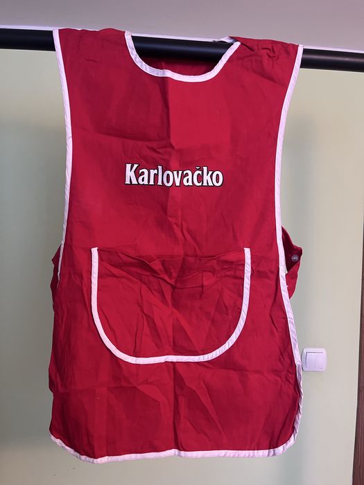 Fartuch grillowy Karlovacko Chorwacja piwo fartuszek konobara grillownika