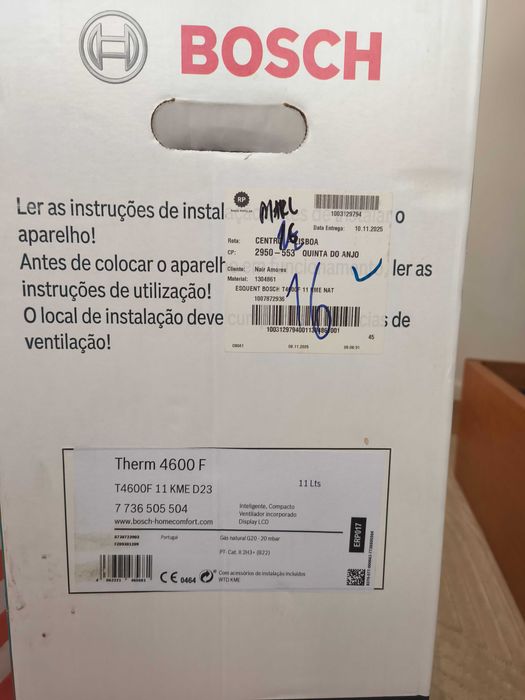 Esquentador Bosch Therm 4600F