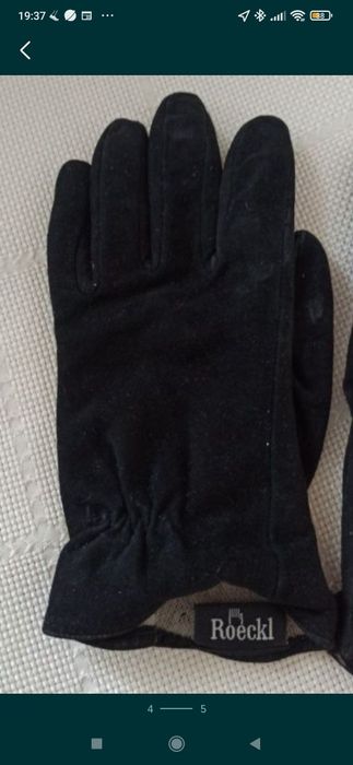 Rękawiczki skórzane ocieplane 6