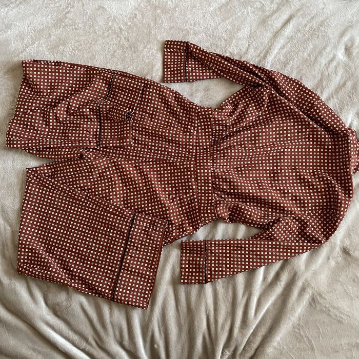 Комбінезон Zara червоний з принтом