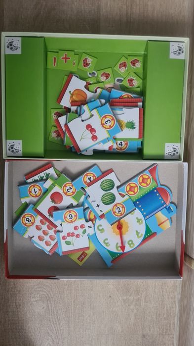 Trefl Liczymy dla dzieci z lokomotywą