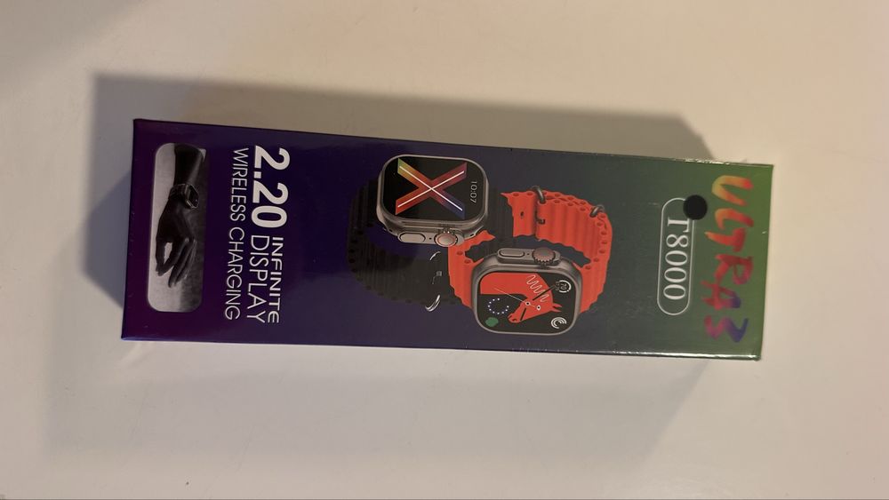 Smartwatch T8000 ultra 3 selado