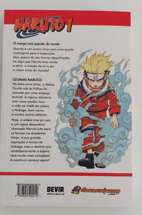 Livro Naruto, numero 1