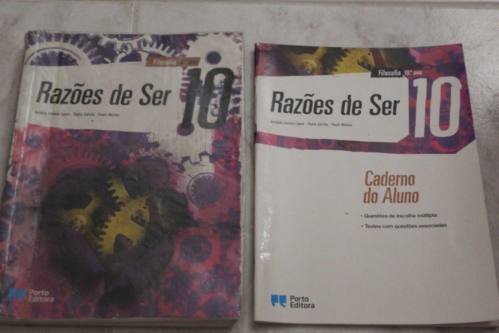 Livros de filosofia 10 e 11 ano