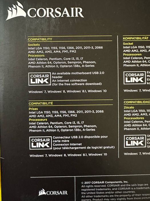 Chłodzenie wodne Corsair H150i PRO RGB