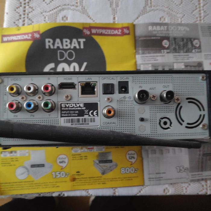 Dekoder serwer archiwum plików +500gb dysk