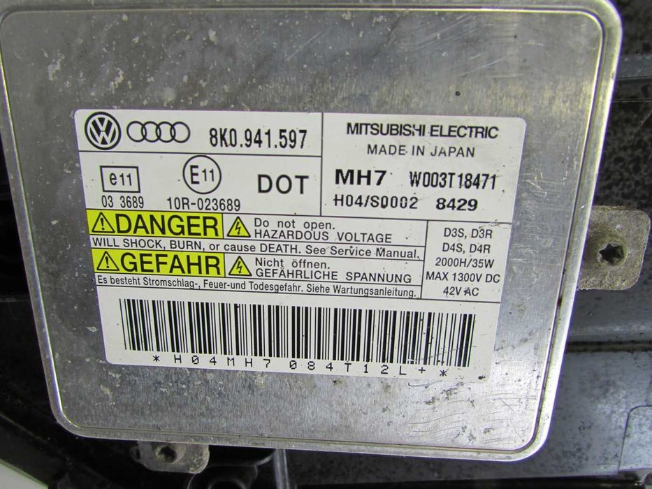 Lampa lampy przednia przód audi a3 8p lift xenon