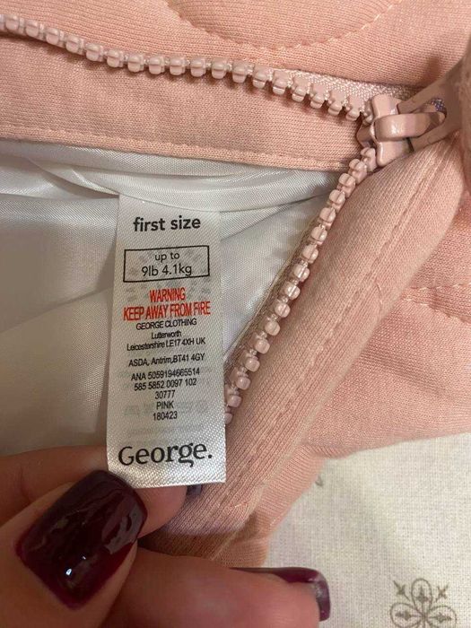 Дитячий комбінзон (для дівчинки) , 56 - до 4,1 кг