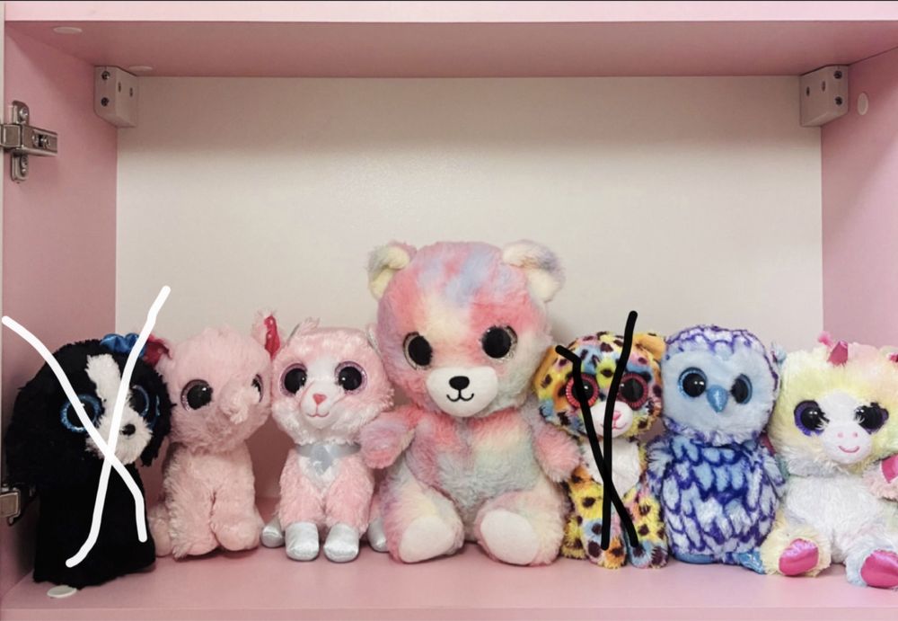 Глазастики,TY ,котики,собачки,мишки,слоненок,сова,аксолотль,русалка,