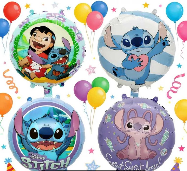 Balony Foliowe Lilo i Stitch 4el.