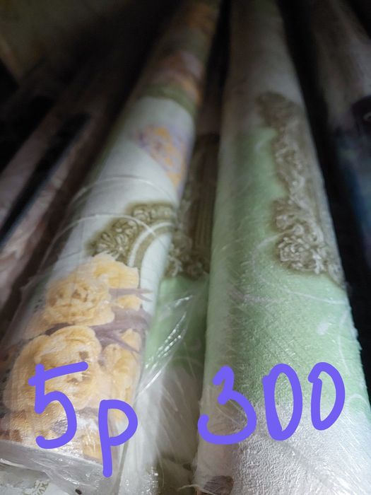 Прозпродажа шпалер вініл на флізелінові основі (миючі) всі рулони 1 м.