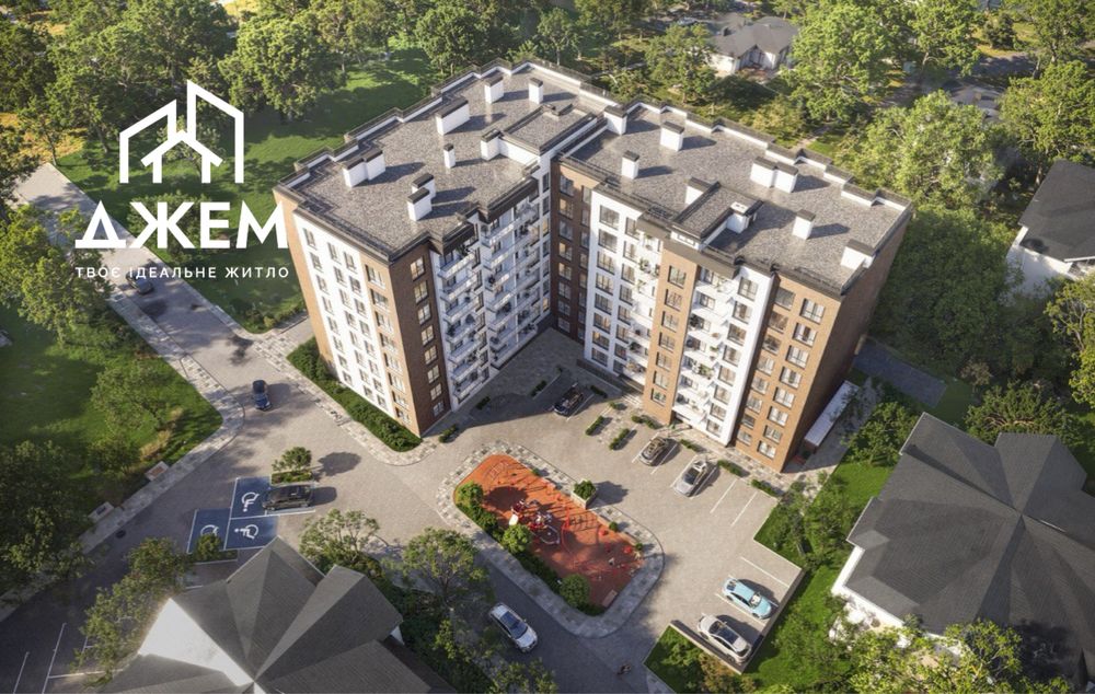 1 кімнатна з гардеробом від забудовника в новобудові. ЖК Джем 2.0