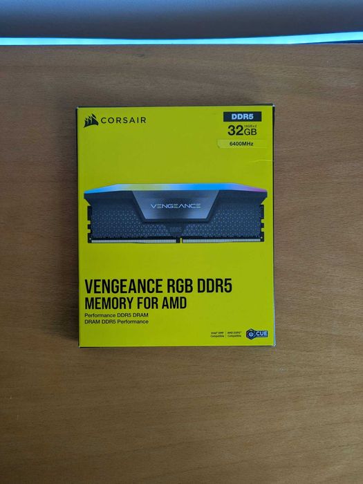 Corsair Vengeance DDR5 32GB 6400MHz RGB CMH32GX5M2B6400Z36