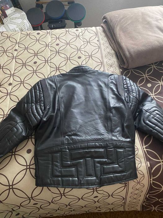 Casaco de Mota Wildcat em Pele Genuína – Vintage – Tamanho 54 / XL