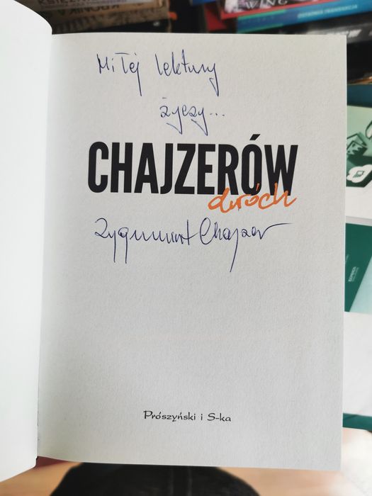 Chajzerów dwóch Filip Chajzerów Zygmunt Chajzerów autograf