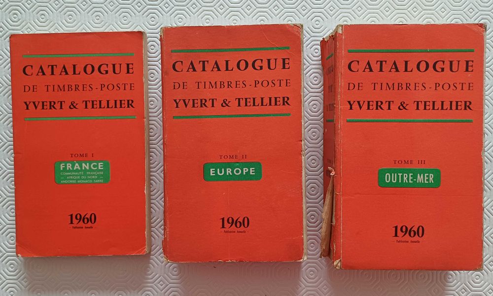 Filatelia - Catálogo Yvert et Tellier, 1960