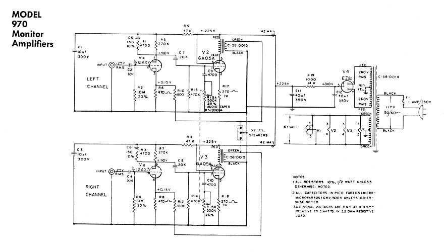 Amplificador válvulas Ampex Stereo
