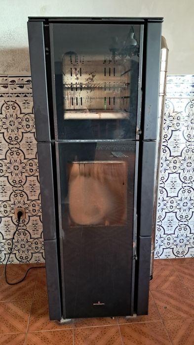Salamandra e forno a palets