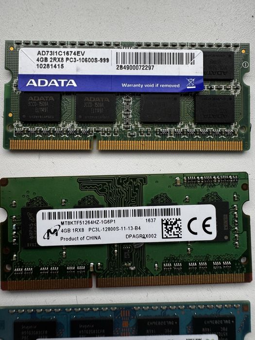 Комплект опертавиної памяті 8GB (2 по 4GB) SK hynix DDR3L PC3L-12800S для ноутбука