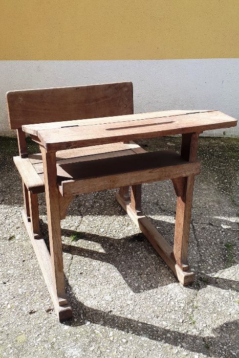 Vintage Individual School Desk