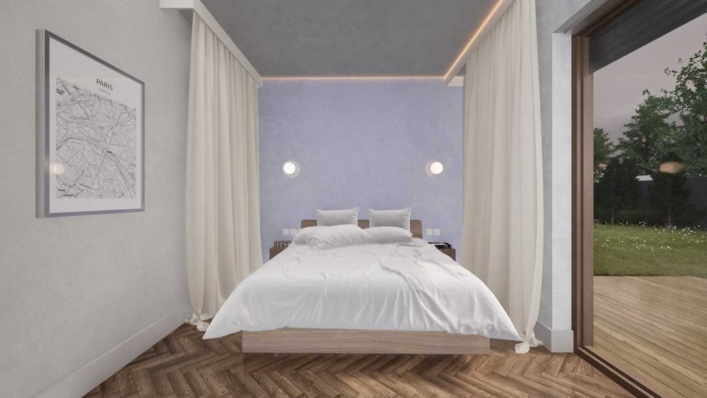 Dom całoroczny 106,38m2 na STALOWEJ konstrukcji szkieletowej LGS