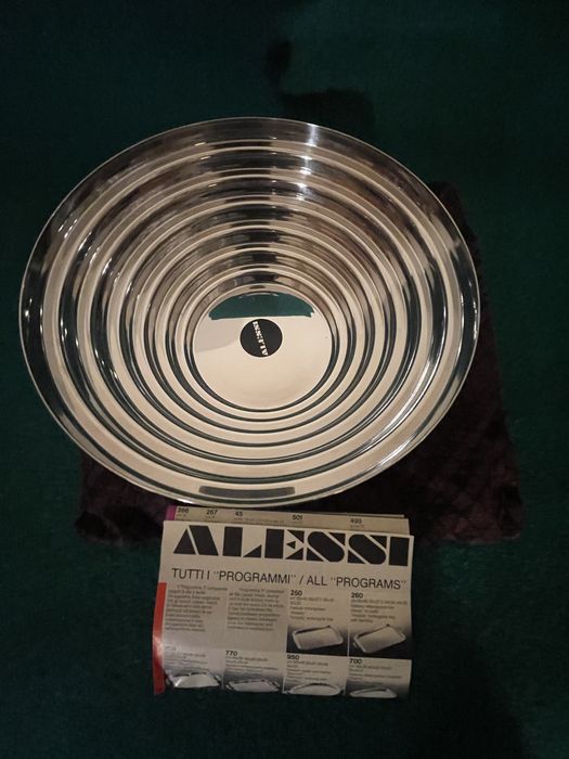 Alessi taça redonda anos 70