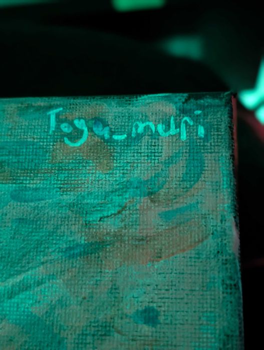 Obraz neonowy UV fluorescencyjny rękodzieło Warszawa