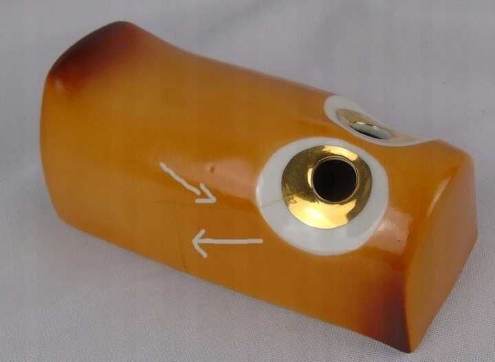 Sowa unikatowa figurka Ćmielów proj. Iwp