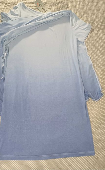 Sukienka ombre z pelerynką, polski producent, wymiary w opisie