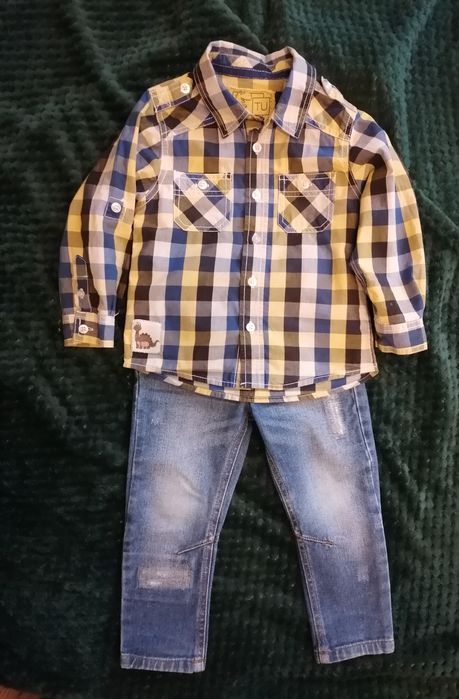 Spodnie jeans chłopięce F&F 2-3lata