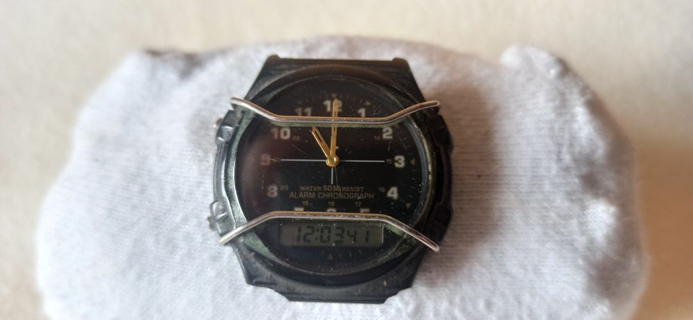 Vintage zegarek Casio AW-5 Alarm Chronograph Bullbars Na części