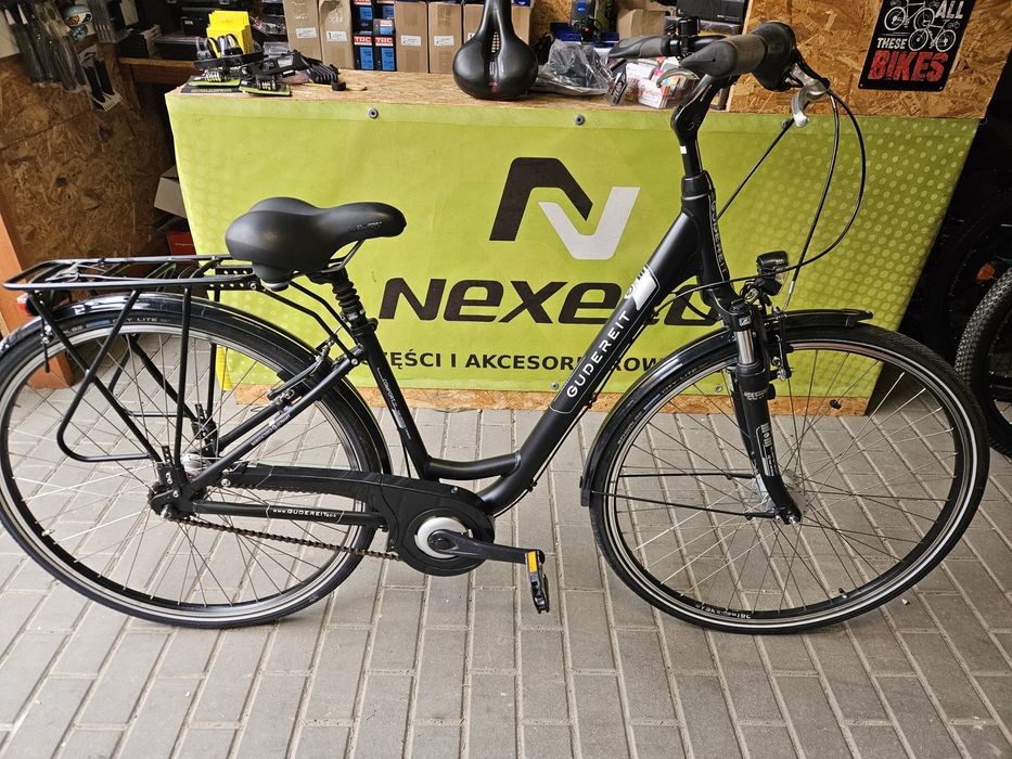 GUDEREIT COMFORT rower miejski damski i Nexus prądnica 28