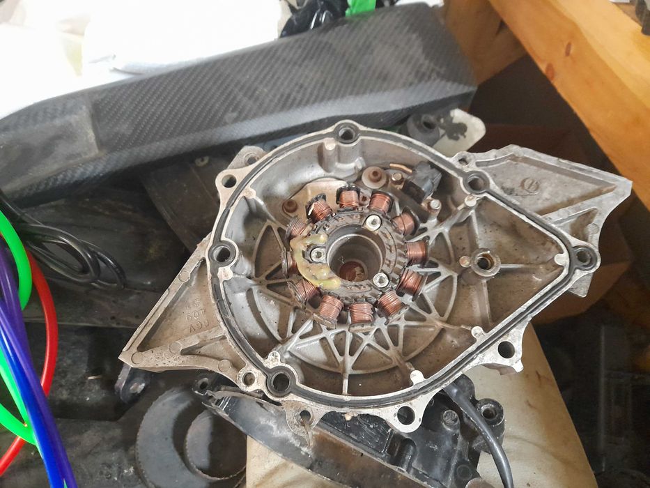 yamaha 1200 stojan z deklem korbowody z przeciwwagami kolektor wydech