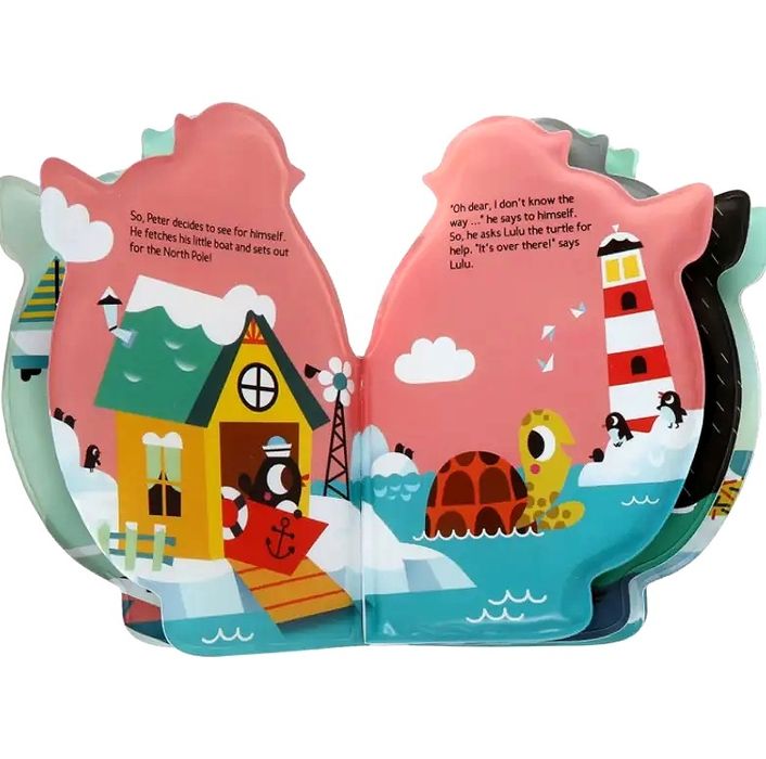 Peter My Bathtime Buddies książeczka kąpielowa z myjką angielski