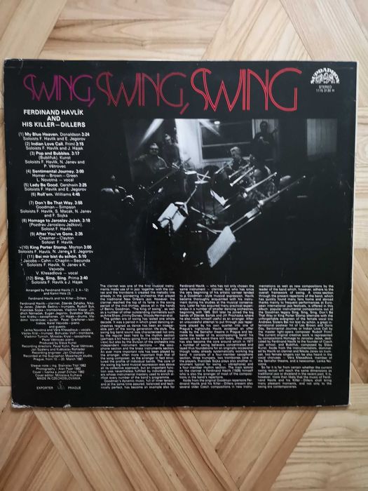 Płyta winylowa swing