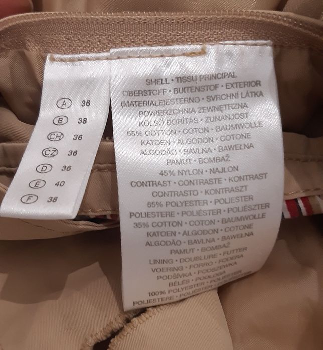 Płaszcz damski trencz beżowy Yessica C&A roz.36-38