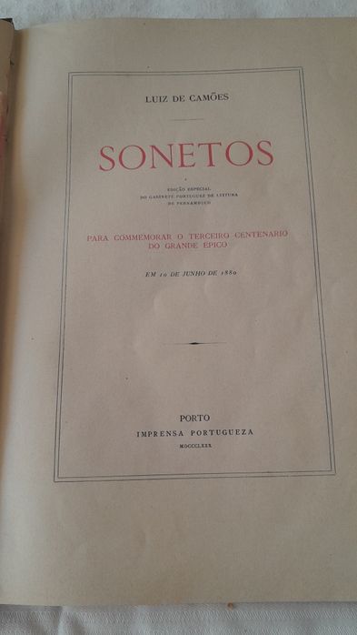 Sonetos  de Luiz de Camões