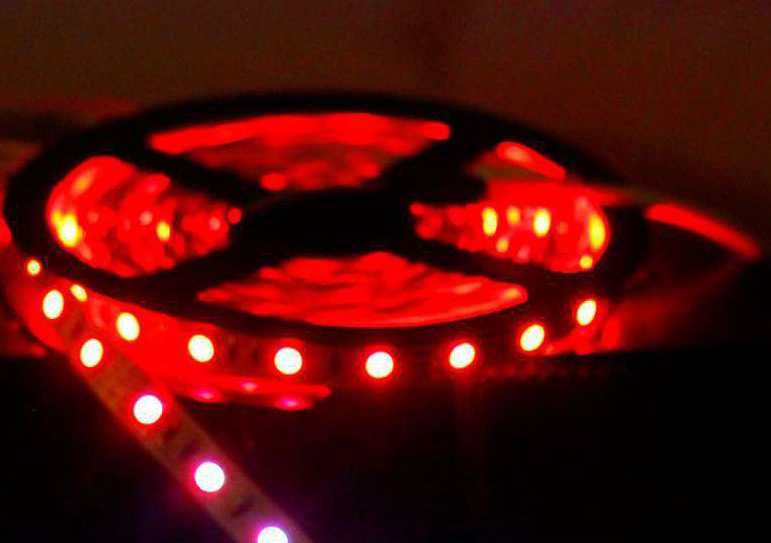 Комплект: водостійка різнокольорова RGB-стрічка 5050, пульт, живлення