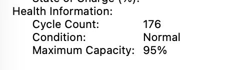 MacBook Air M1 16GB RAM 256GB SSD 95%