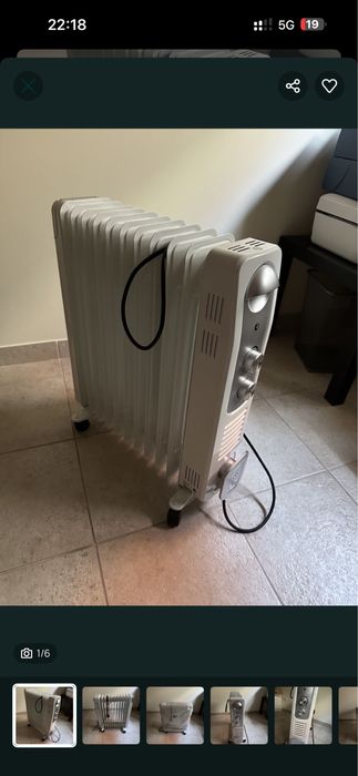 Aquecedor a óleo novo elegante